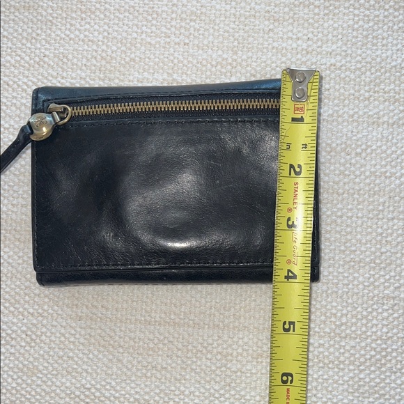 HOBO Midnight Leather Wallet with Brass Accent - Picture 9 of 9